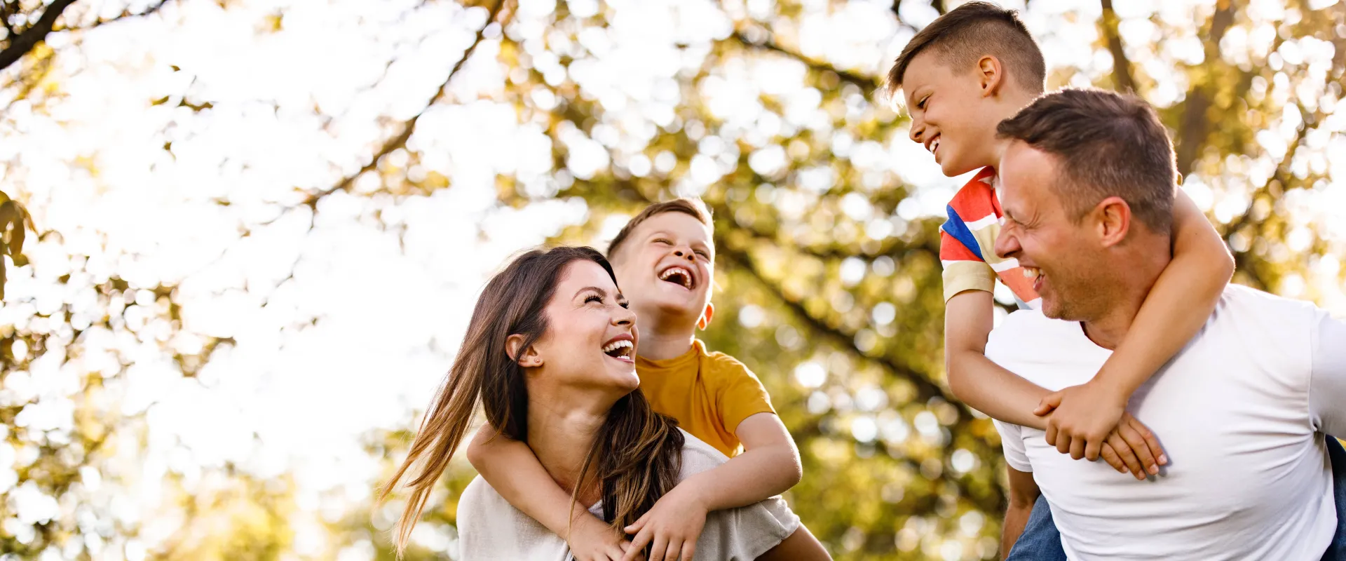 A family at the park
