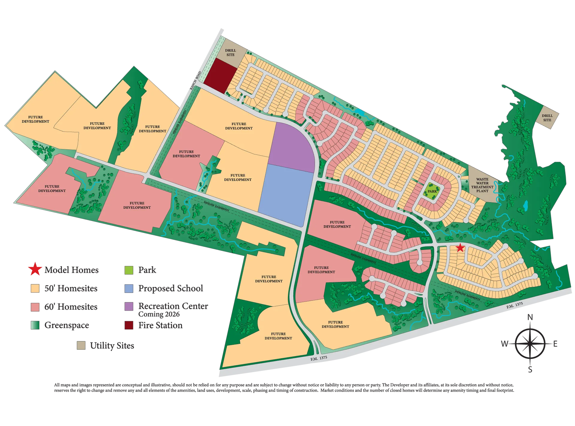 New Waverly Station Land Plan