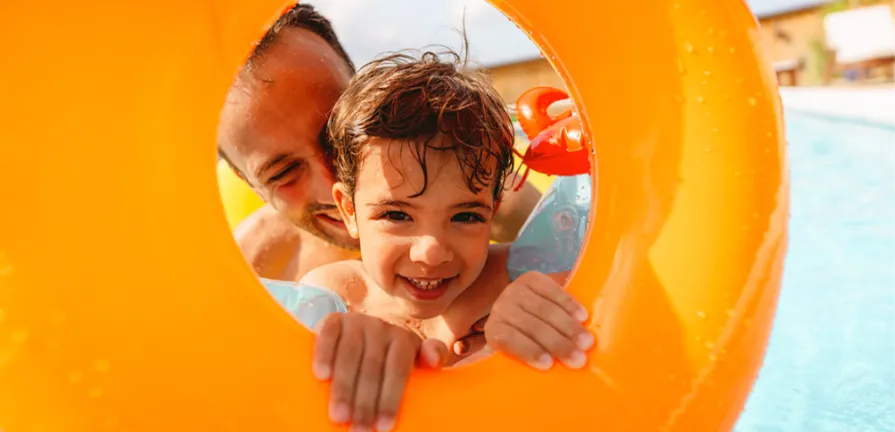 chiddren at the poll